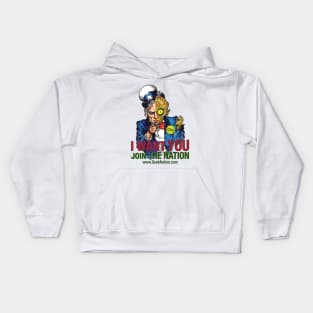 Alien Uncle Sam Kids Hoodie